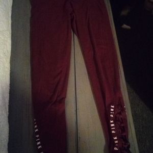 Pink Victoria secret yoga pants